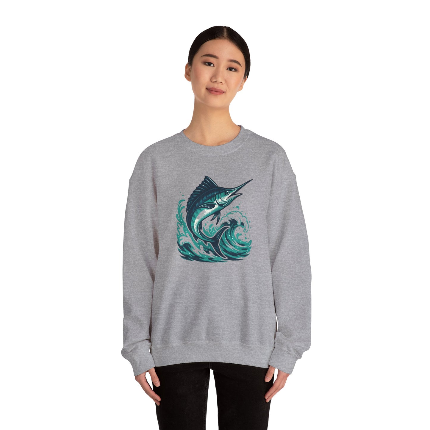 Marlin Wave Crewneck Sweatshirt