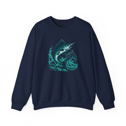 Marlin Wave Crewneck Sweatshirt