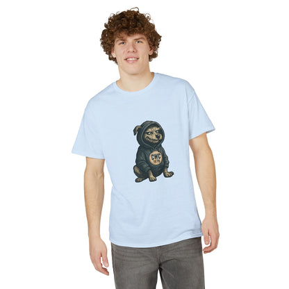 Grumpy Dog in Hoodie T-Shirt