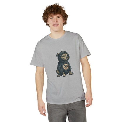 Grumpy Dog in Hoodie T-Shirt