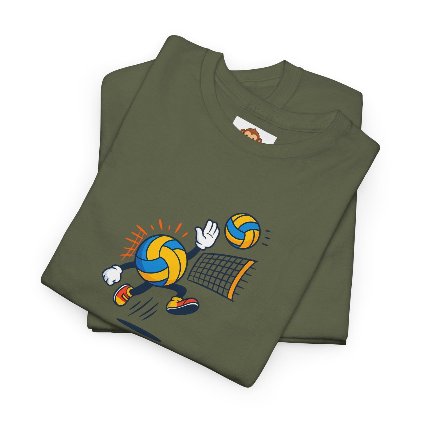 Volleyball Enthusiast Tee - Unisex Heavy Cotton T-Shirt