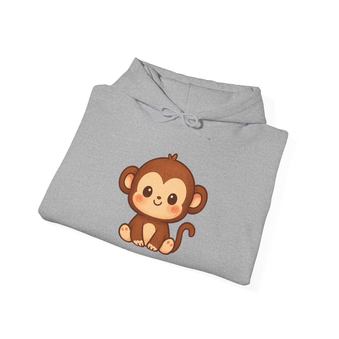 Little Cute Monkey Hoodie For Adult Unisex