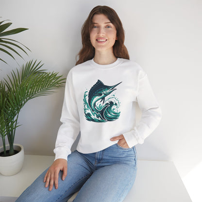 Marlin Wave Crewneck Sweatshirt