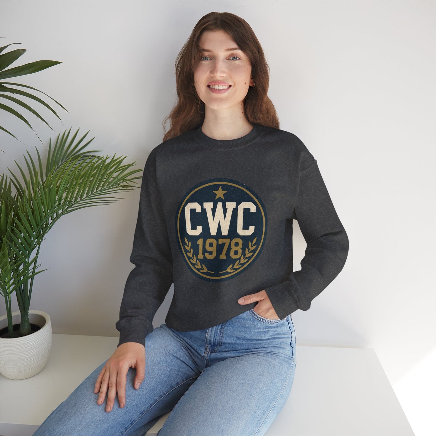 CWC 1978 Vintage Crest Crewneck Sweatshirt