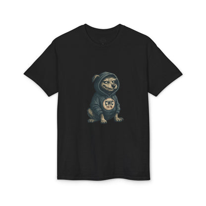 Grumpy Dog in Hoodie T-Shirt