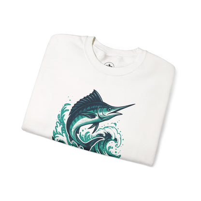 Marlin Wave Crewneck Sweatshirt
