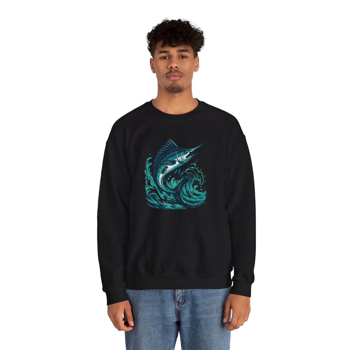 Marlin Wave Crewneck Sweatshirt