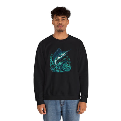 Marlin Wave Crewneck Sweatshirt
