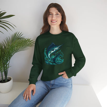Marlin Wave Crewneck Sweatshirt