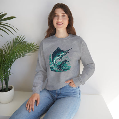Marlin Wave Crewneck Sweatshirt