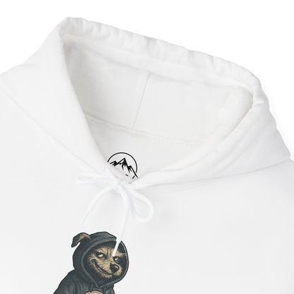 Grumpy Dog in Hoodie - Hoodie