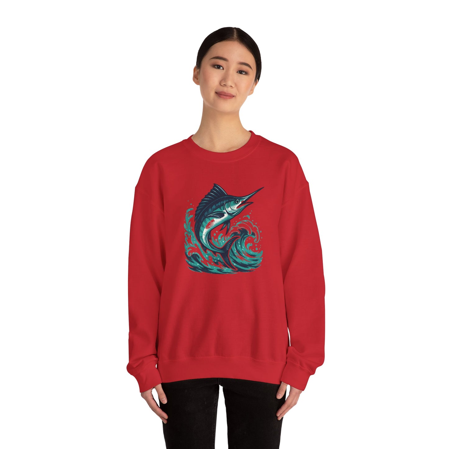 Marlin Wave Crewneck Sweatshirt