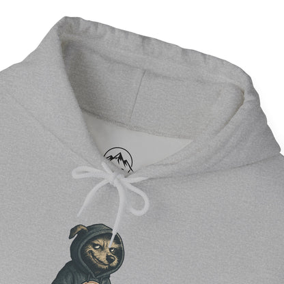 Grumpy Dog in Hoodie - Hoodie