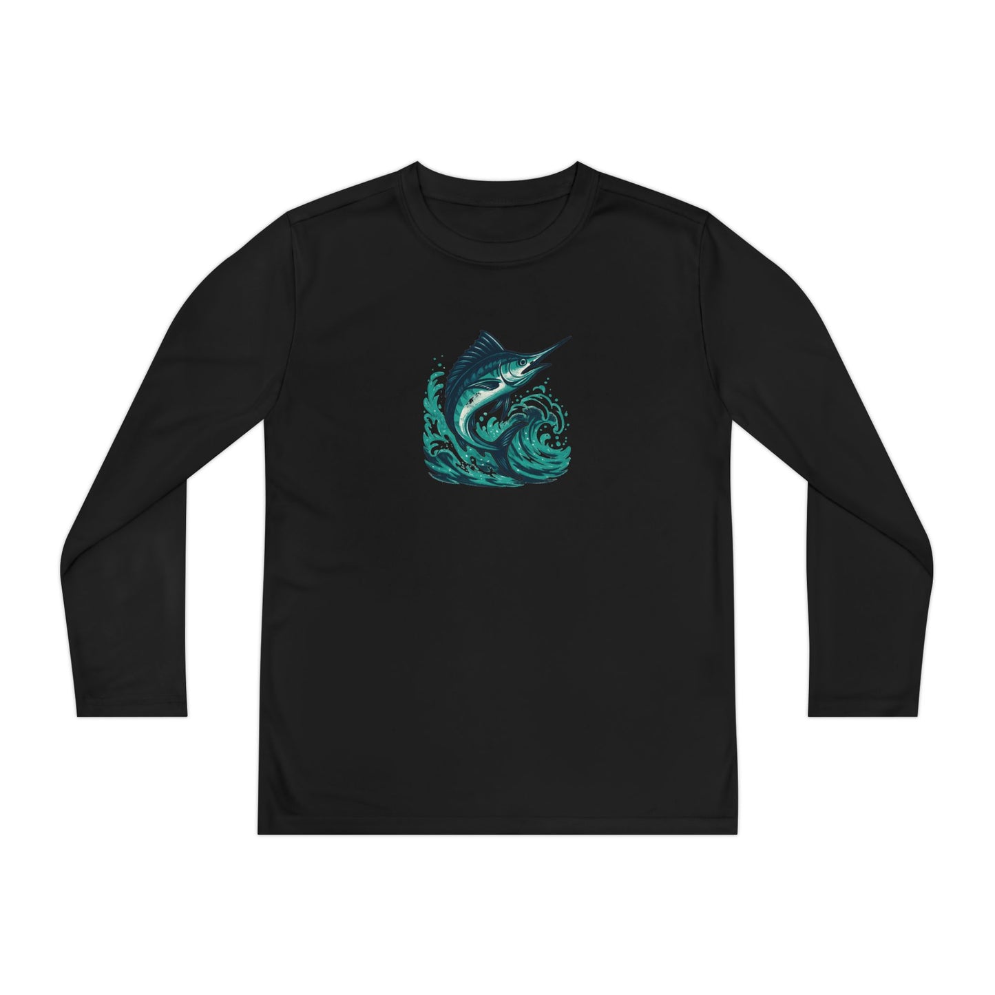 Marlin Wave Fishing Graphic