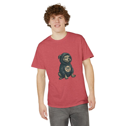 Grumpy Dog in Hoodie T-Shirt