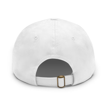 Volleyball Dad Hat with Leather Patch