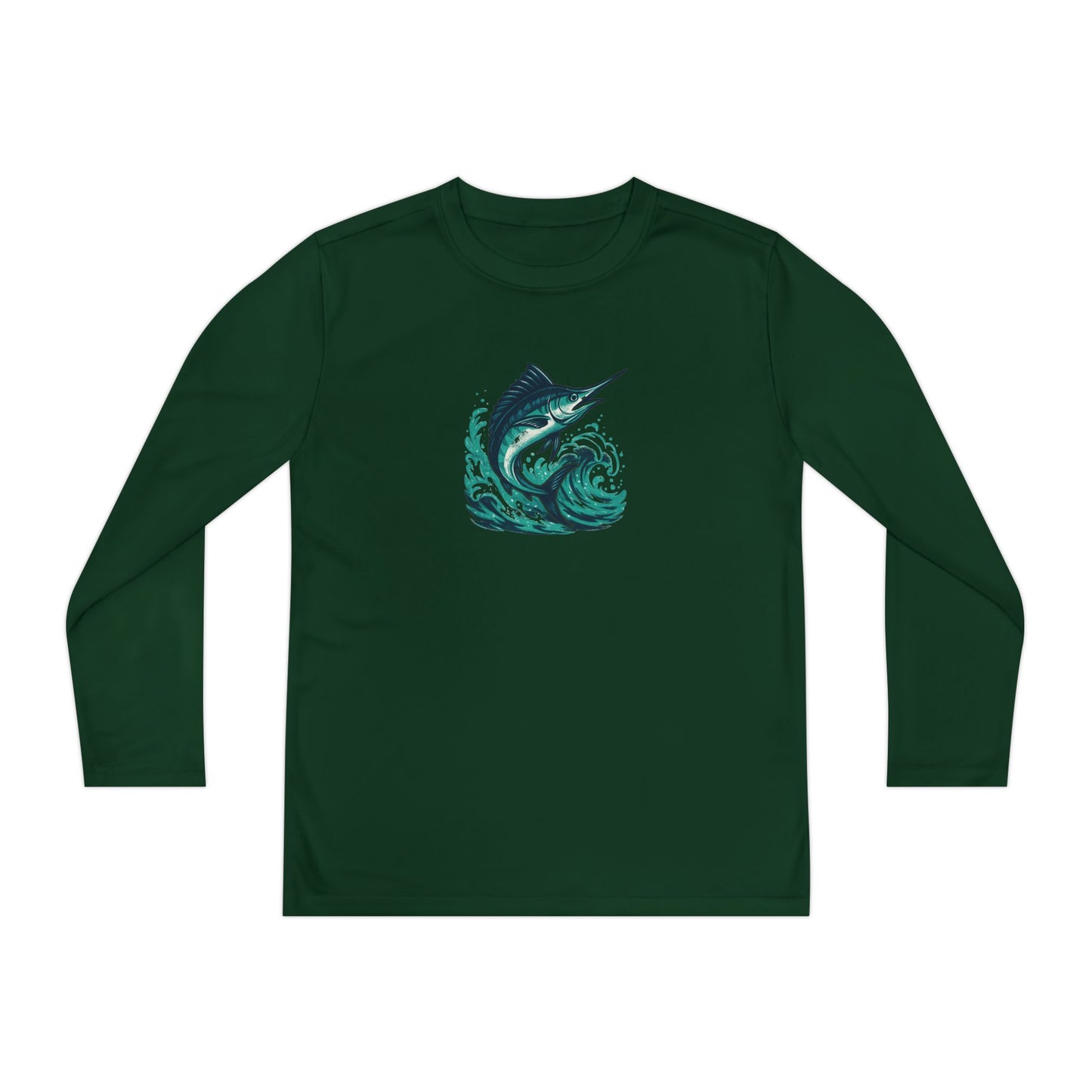 Marlin Wave Fishing Graphic