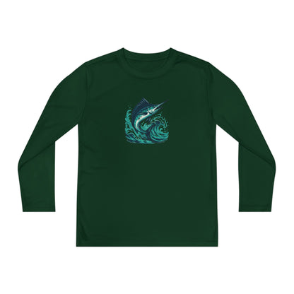Marlin Wave Fishing Graphic
