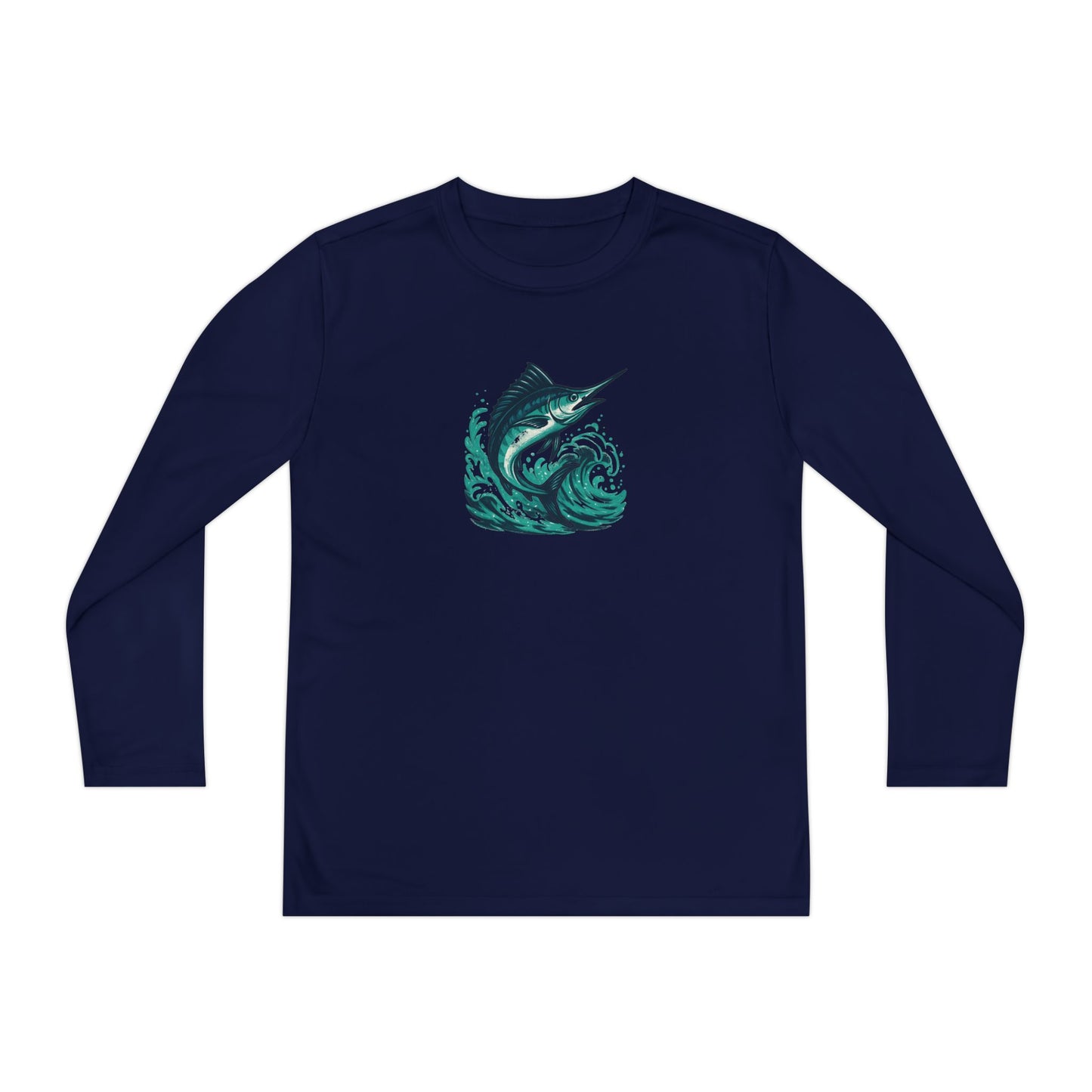 Marlin Wave Fishing Graphic