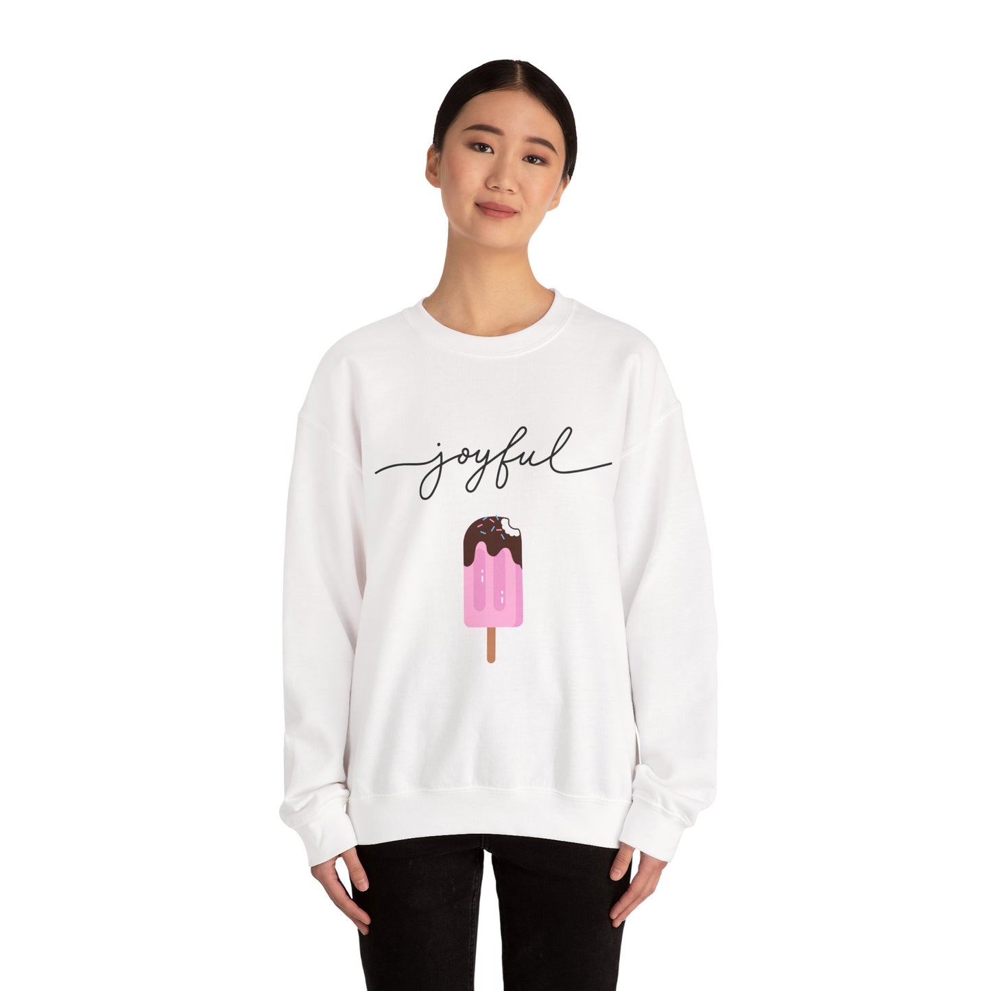 Joyful Ice Cream Sweatshirt for Sweet Summer