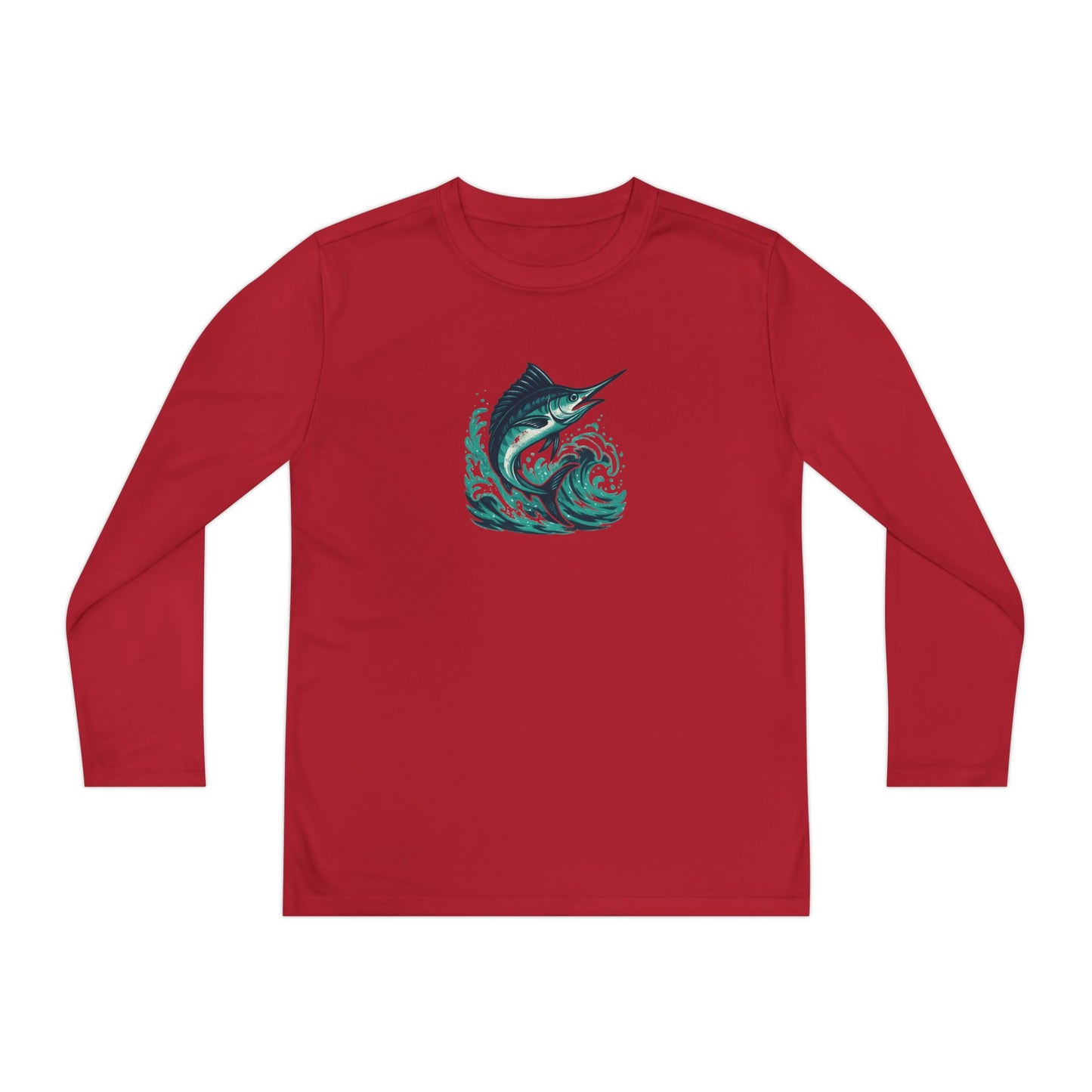 Marlin Wave Fishing Graphic