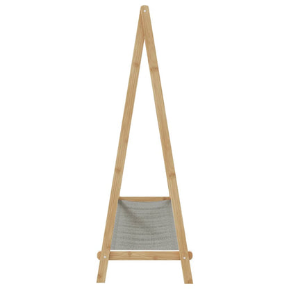 vidaXL Clothes Rack with Shelves 41.7"x13.4"x40.2" Bamboo-4