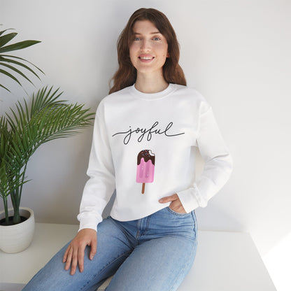 Joyful Ice Cream Sweatshirt for Sweet Summer