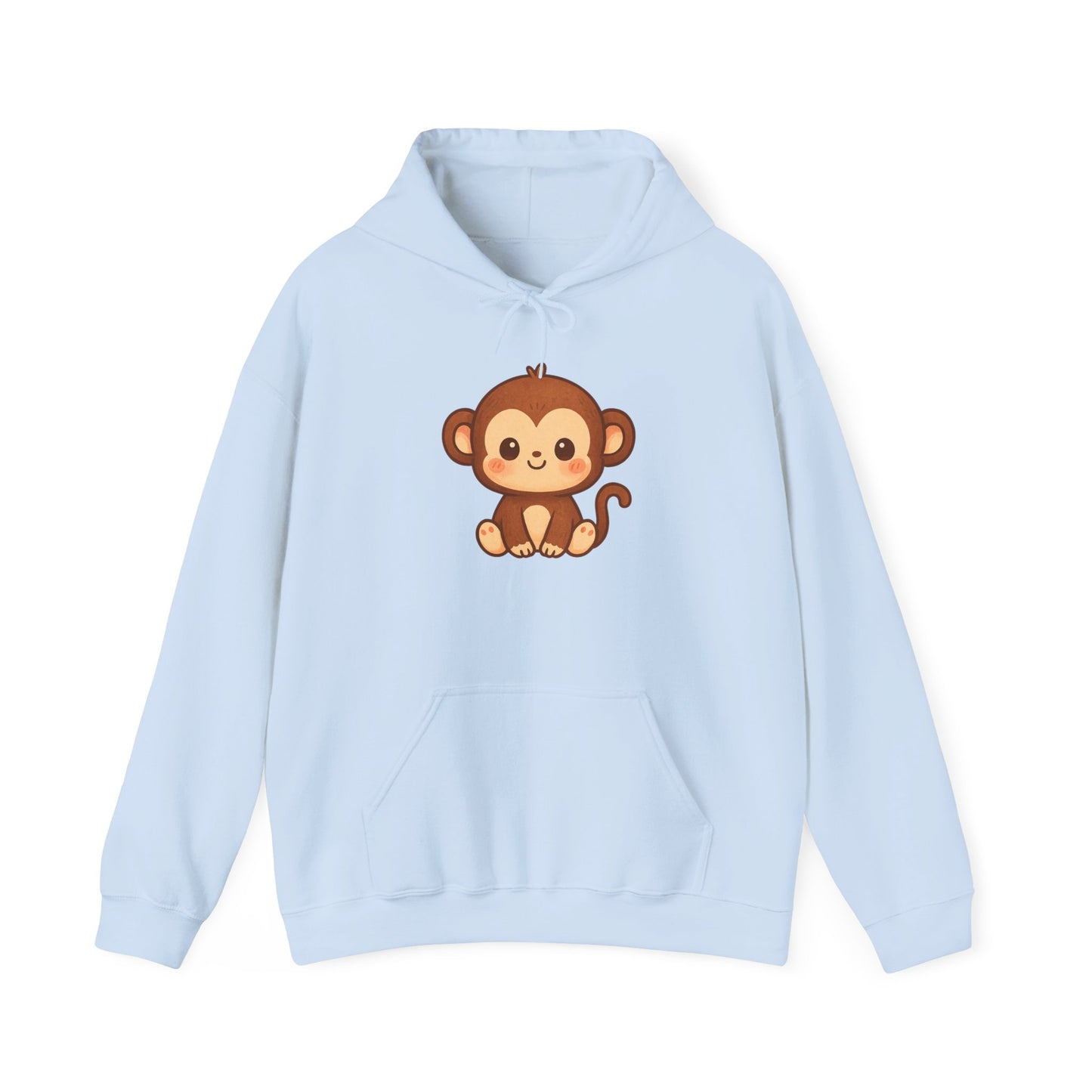 Little Cute Monkey Hoodie For Adult Unisex