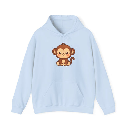 Little Cute Monkey Hoodie For Adult Unisex