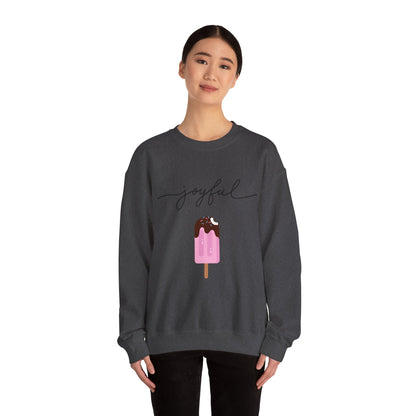 Joyful Ice Cream Sweatshirt for Sweet Summer