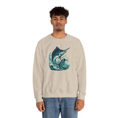 Marlin Wave Crewneck Sweatshirt